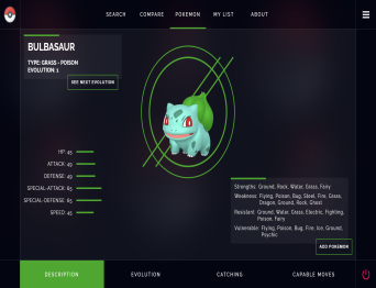 Front-end Pokédex Project